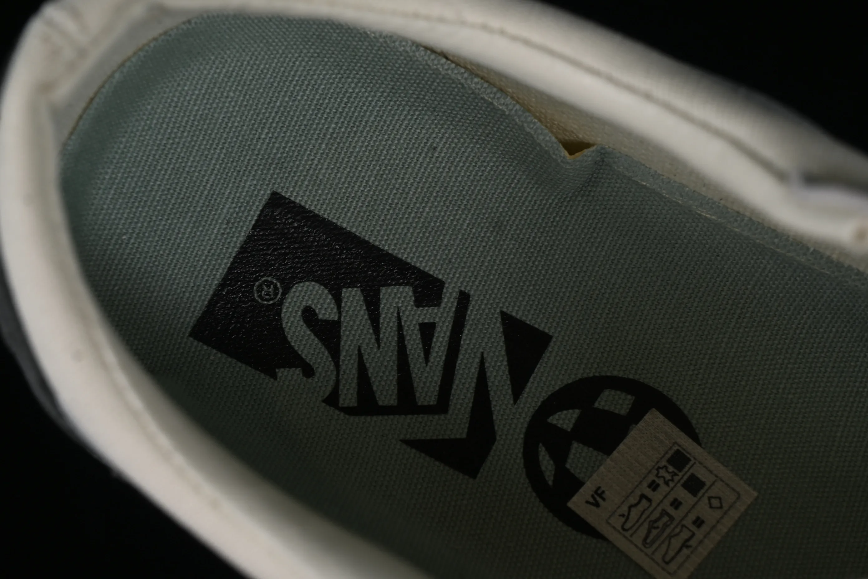 All categories Vans Vans series Vans Low Vans low top Vans Old Skool Reissue 136 color matching gray blue and white retro casual vulcanized sneakers VN000CRPGRN